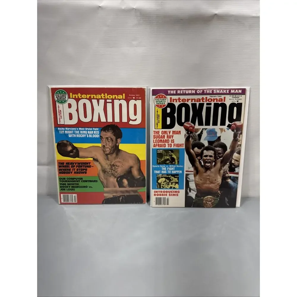 Vintage International Boxing Magazine Lot of 13 1969-1982 Forman Muhammad Ali